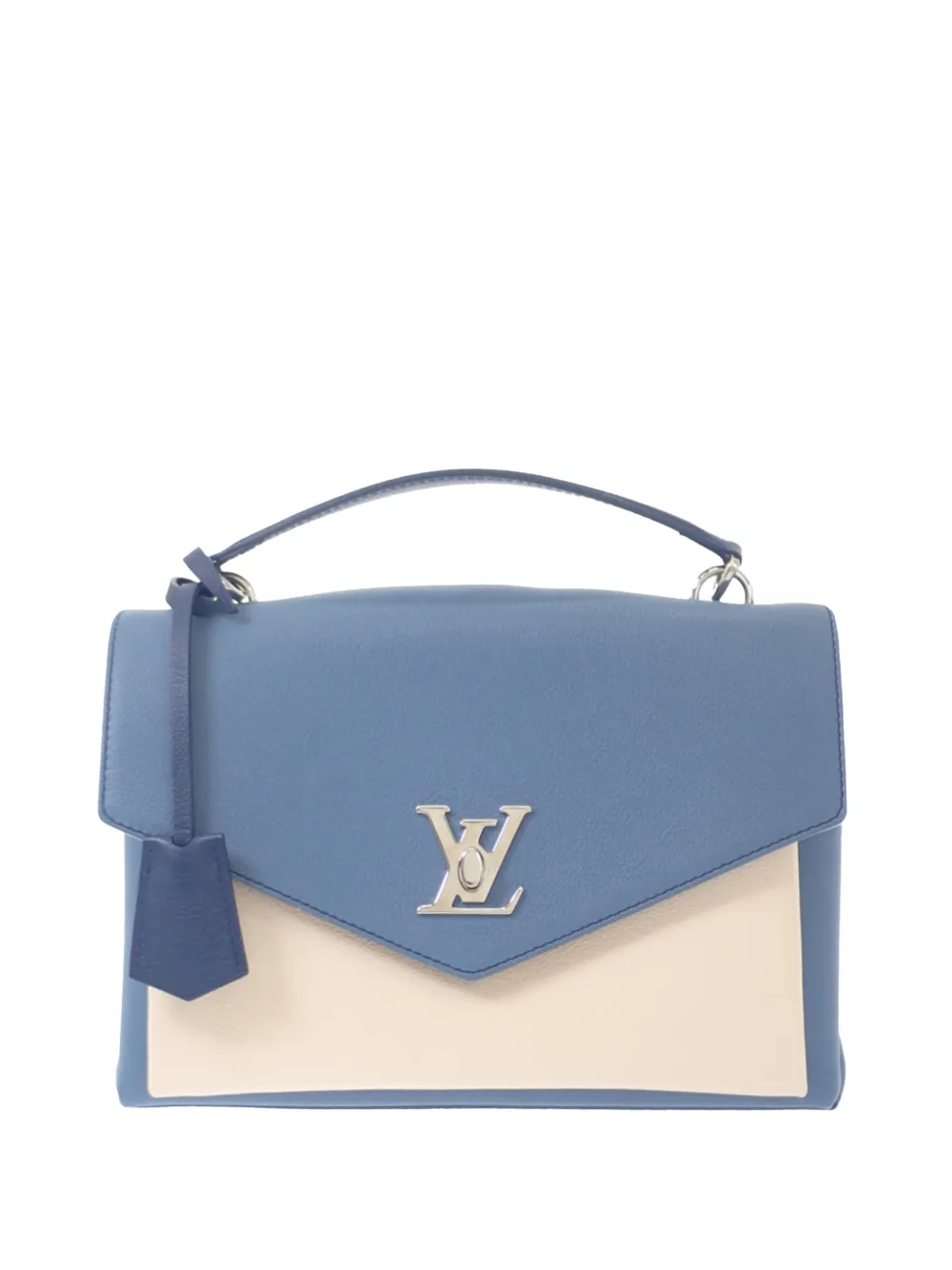 Louis Vuitton Pre-Owned 2017-2026 Bicolor Taurillon MyLockme Top Handle Bag satchel - Blu