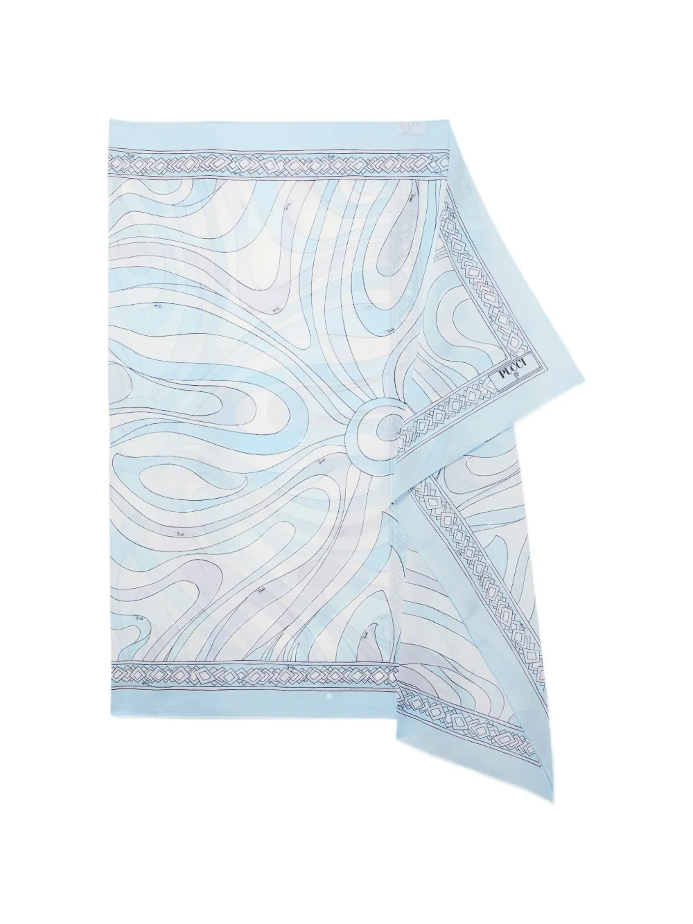 PUCCI Marmo-print cotton sarong