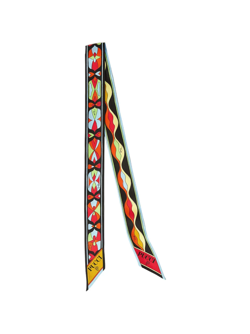 PUCCI mixed-print silk bandeau