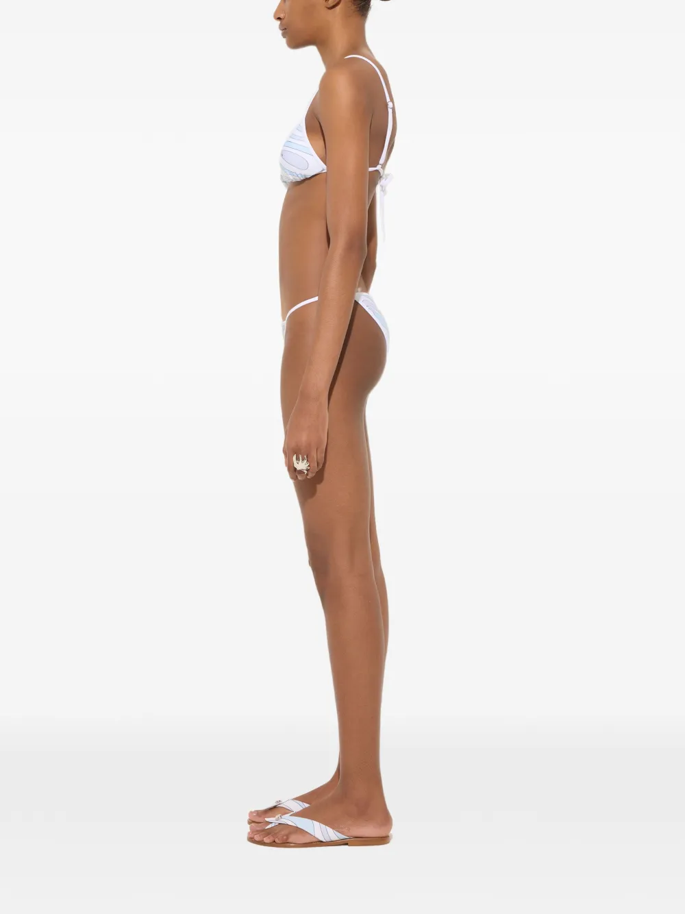 PUCCI Bikinislip met print Wit