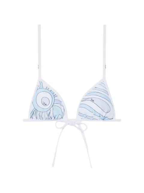 PUCCI haut de bikini à imprimé Marmo