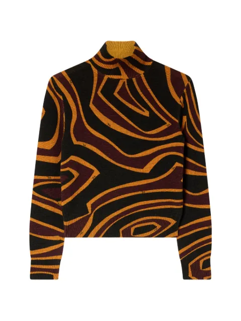 PUCCI Labirinto print high-neck wool sweater