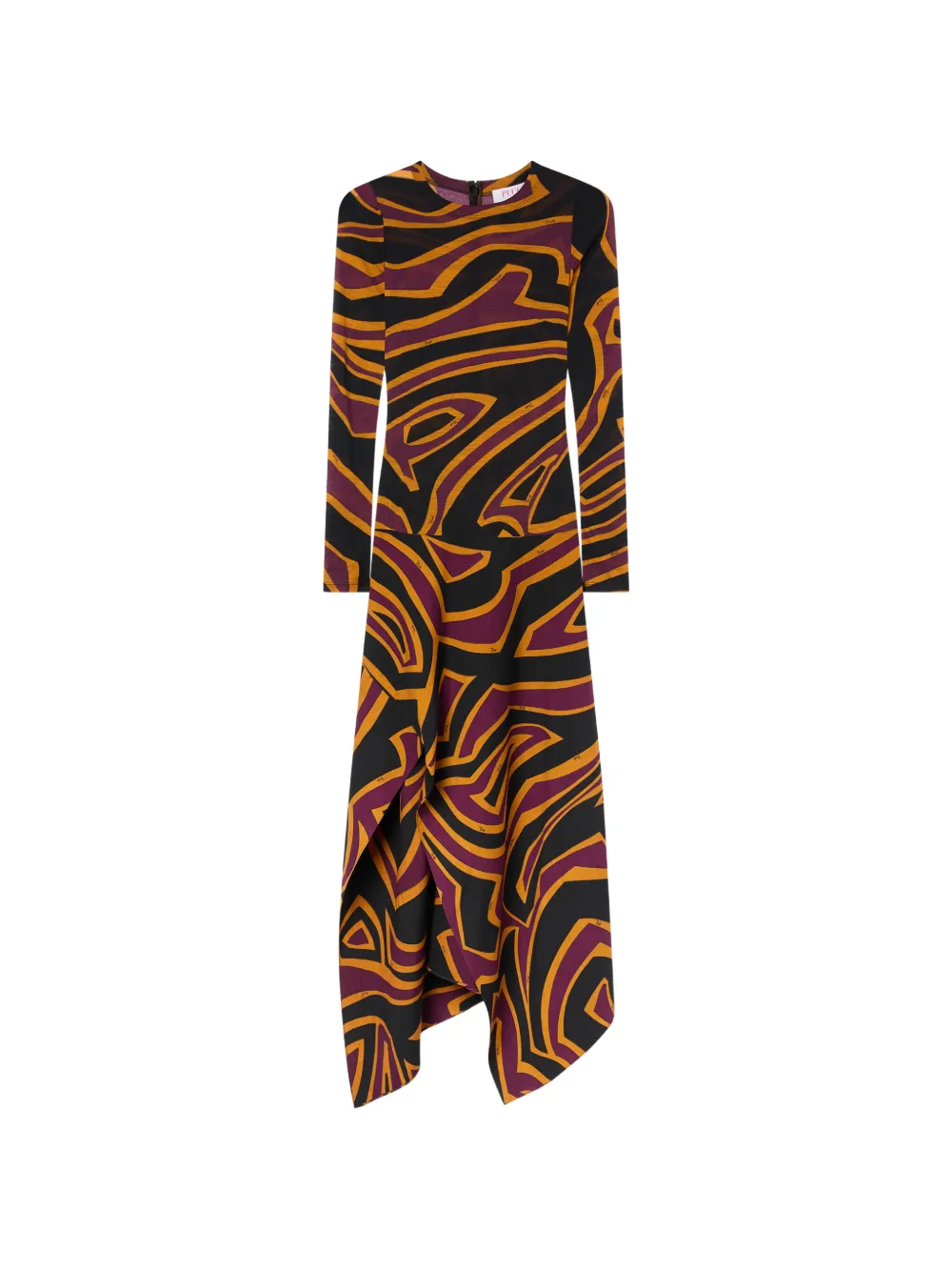 PUCCI Labirinto print jersey dress - Black