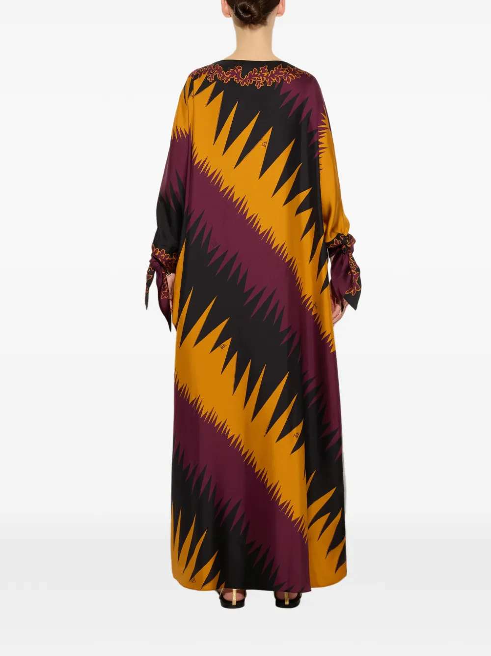 PUCCI Zijden tuniek met Drago-print Oranje