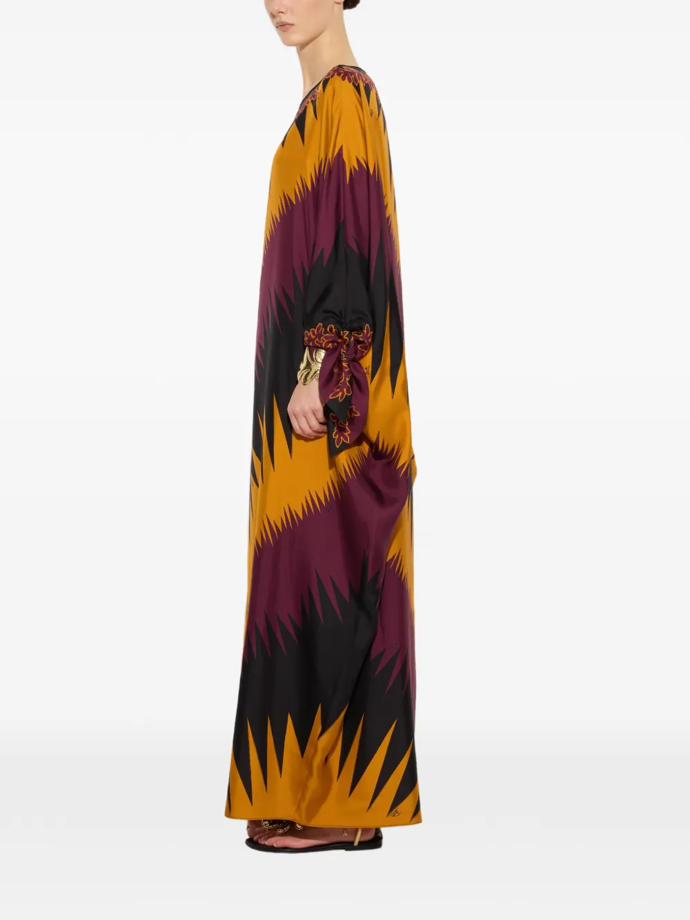 PUCCI Zijden tuniek met Drago-print Oranje