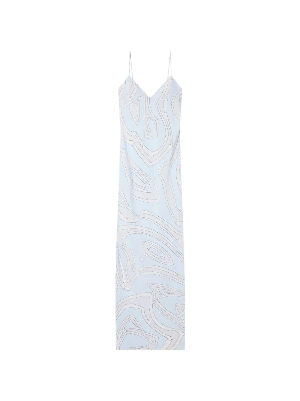 PUCCI Labirinto-print crêpe de chine dress