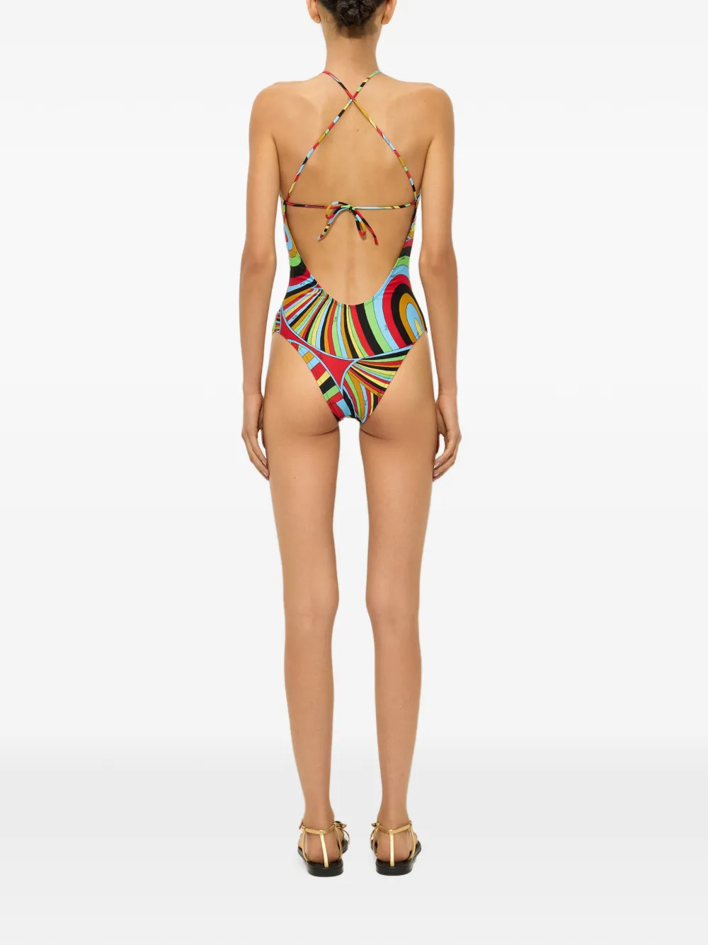 PUCCI Badpak met Iride print Zwart