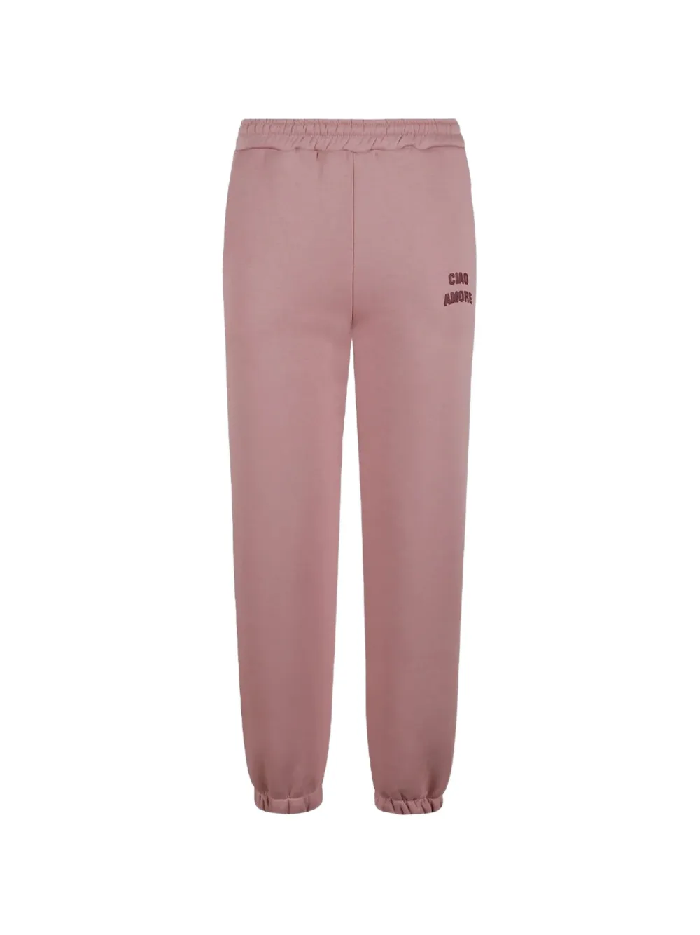 Giada Benincasa pantalon de jogging Ciao Amore à logo imprimé - Rose