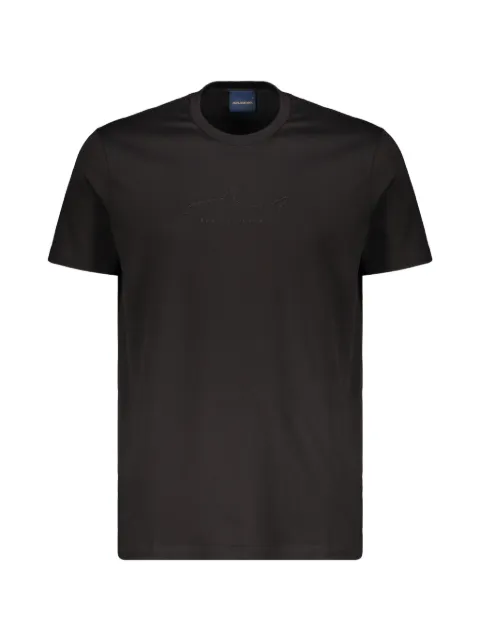 Paul & Shark playera con logo bordado y cuello redondo