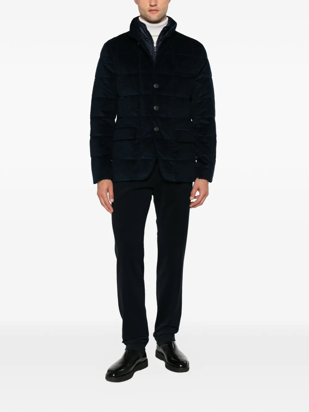 Fay quilted corduroy jacket