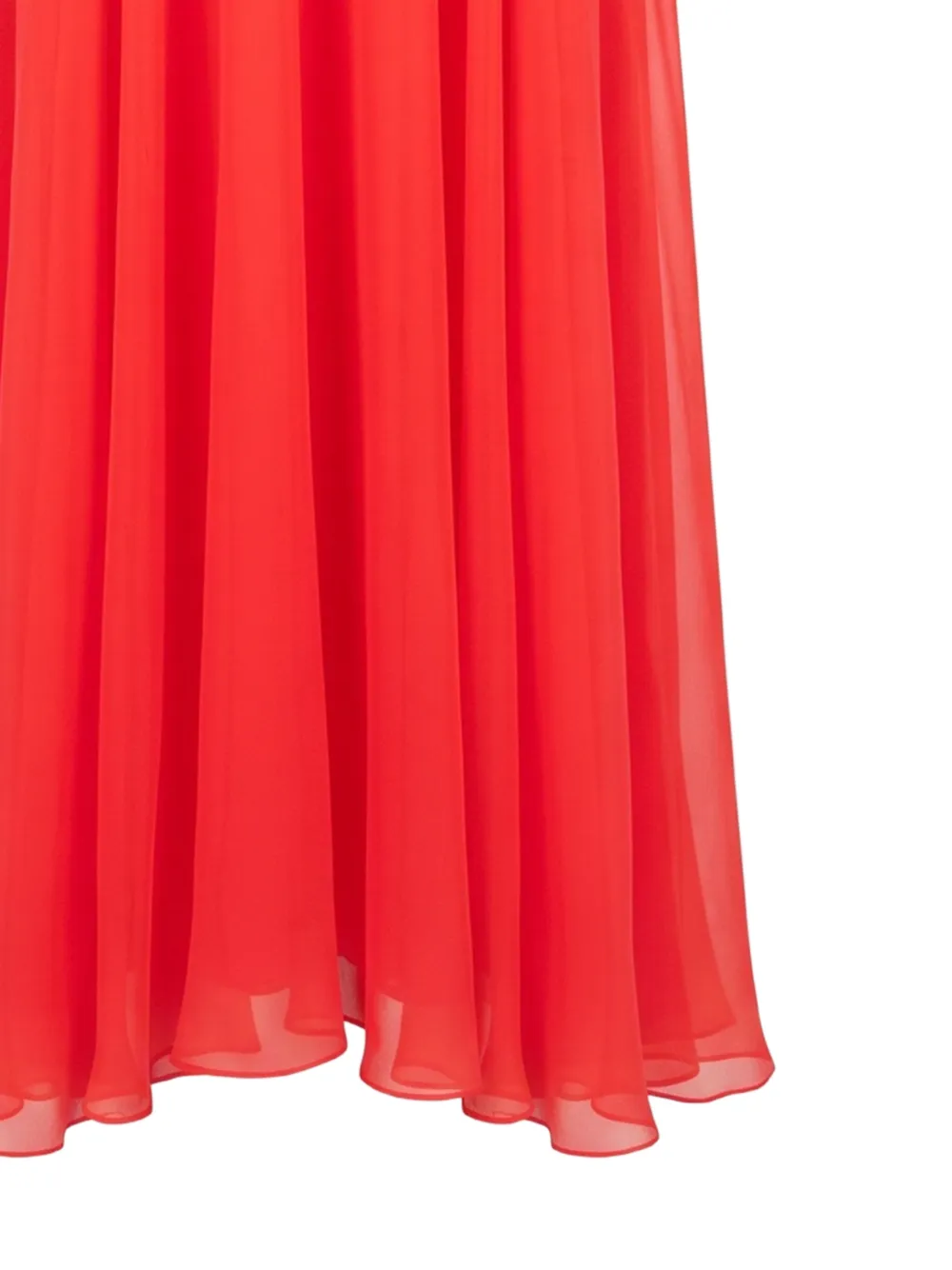 Gemy Maalouf Flared kaftan met capemouwen Rood
