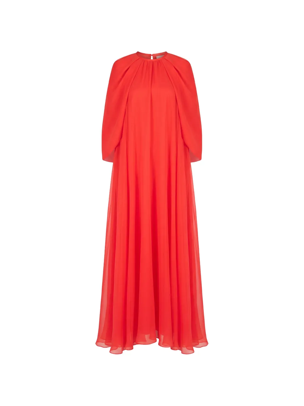Gemy Maalouf Flared kaftan met capemouwen Rood
