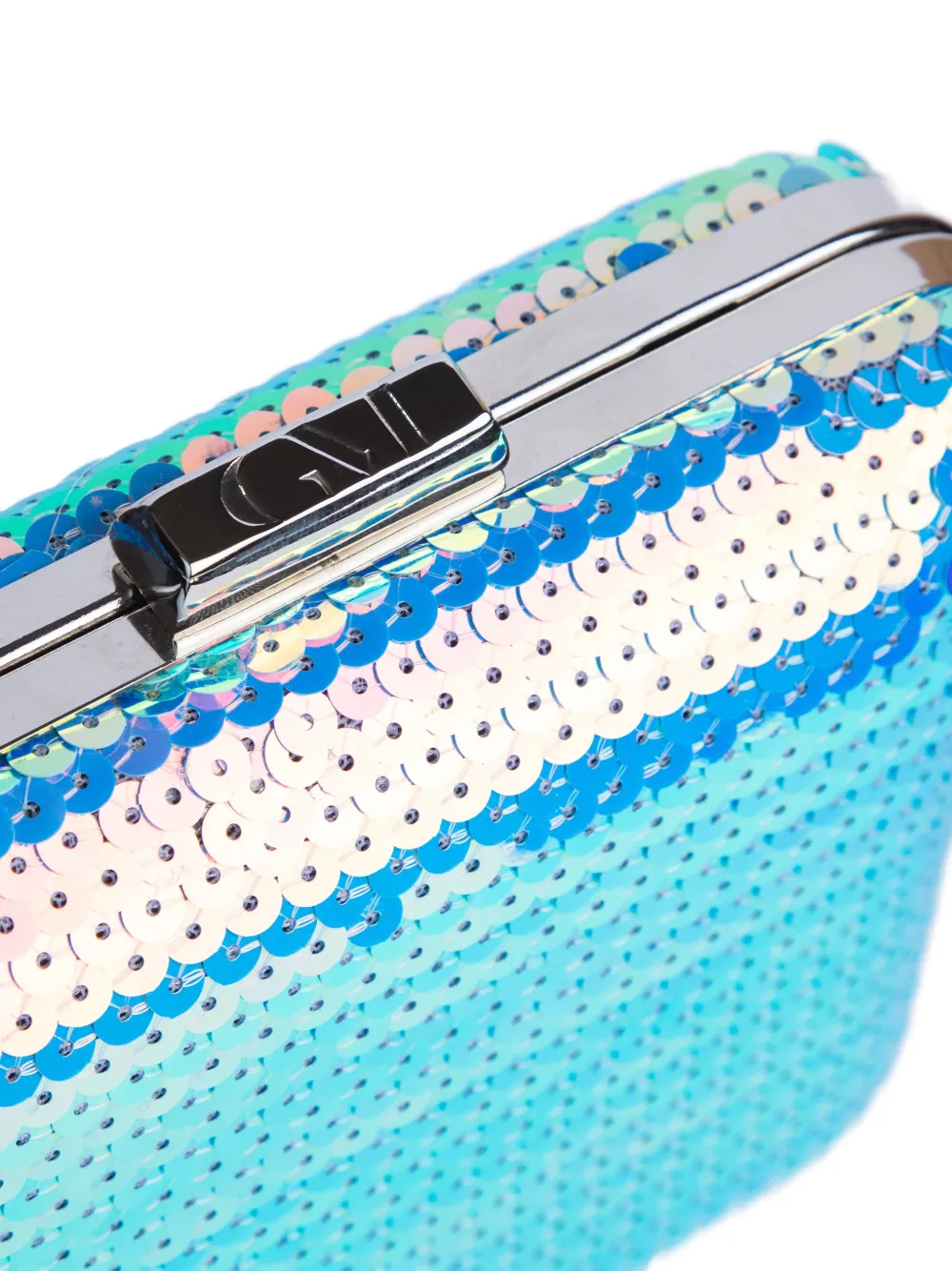 Gemy Maalouf Clutch met pailletten Blauw