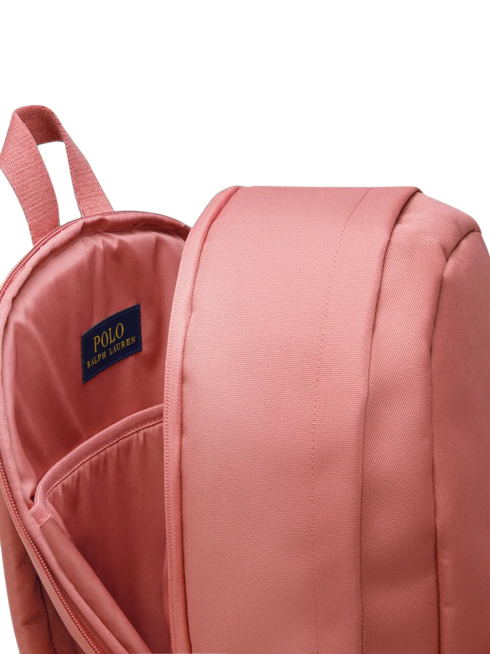 POLO RALPH LAUREN KIDS Rugzak met Pony-patroon en logo-reliëf Roze
