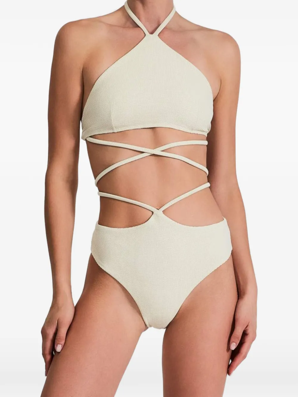 Devon Windsor Cypress wrap-around swimsuit