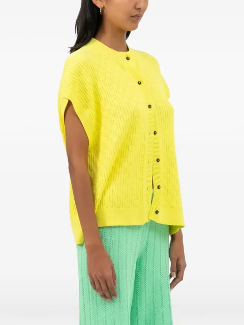 Mr. Mittens cable-stitch buttoned cardigan