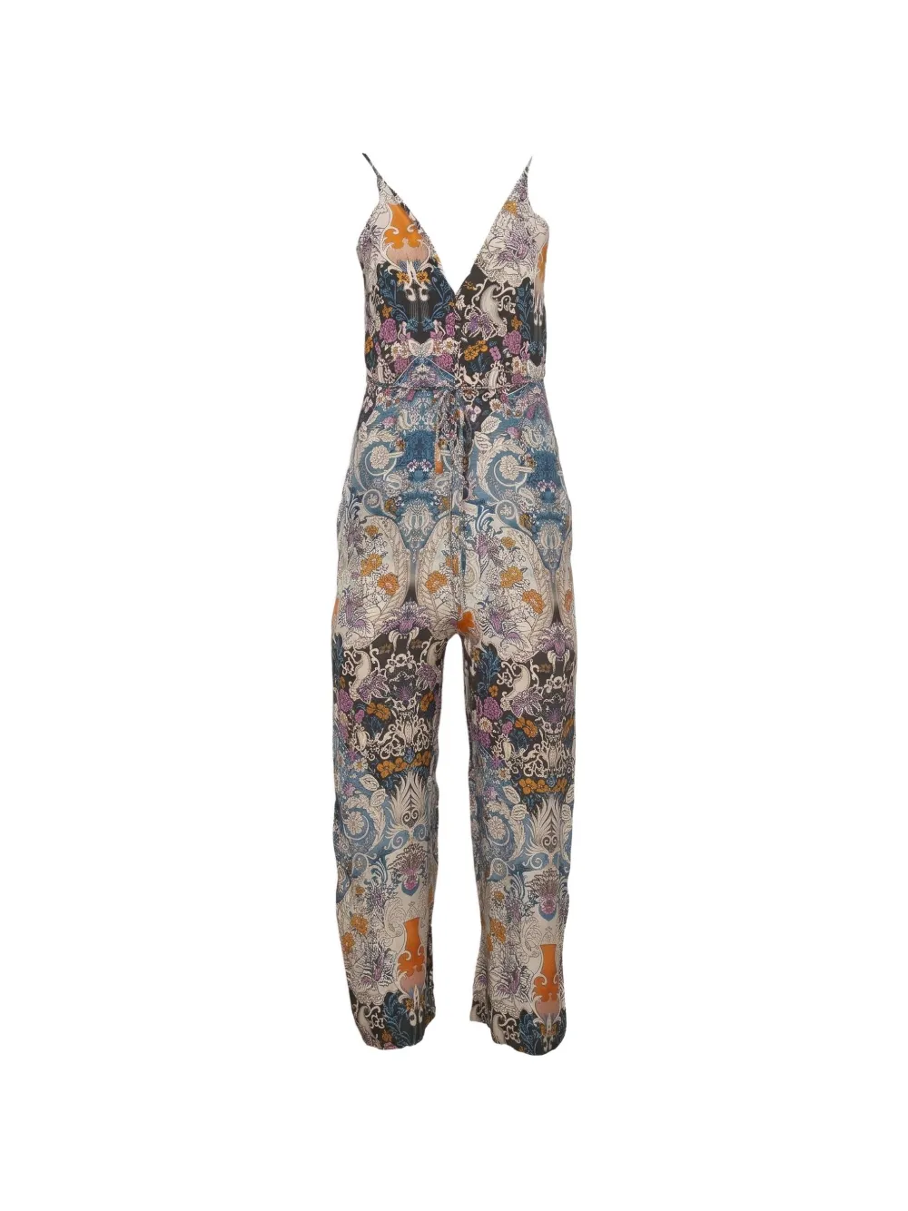 Maria Cher Besalu Agnes printed jumpsuit - Nude