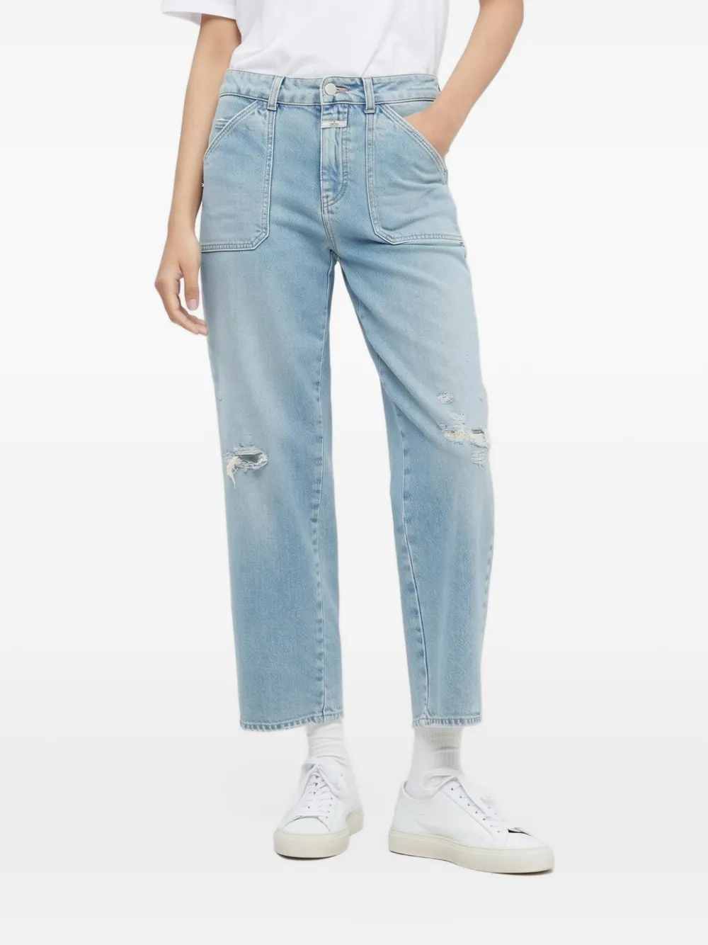 Closed Abe distressed jeans - Blau