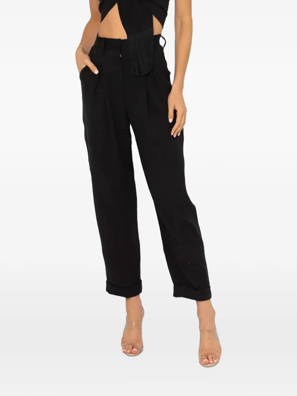 JBQ Kai pleated high-waisted trousers