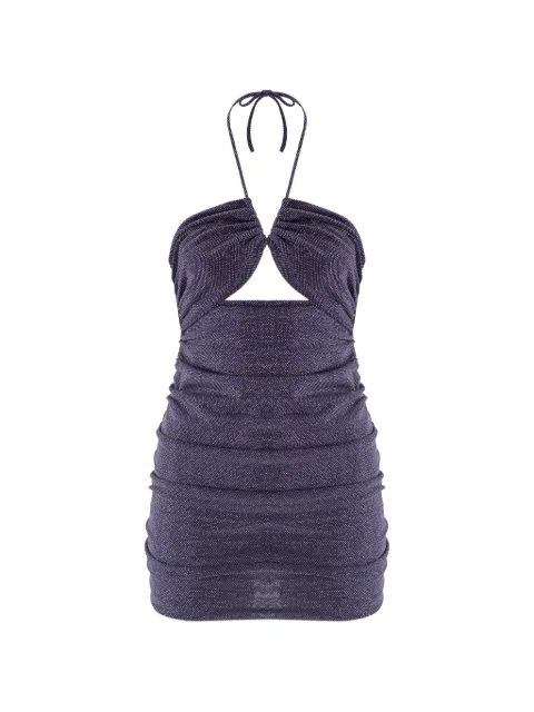 ZEYNEP ARCAY ruched cutout mini dress