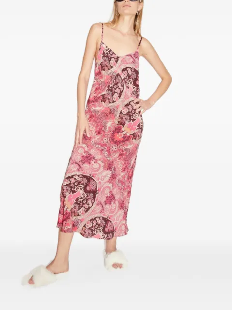 Maria Cher Besalu Isabel floral-print midi dress