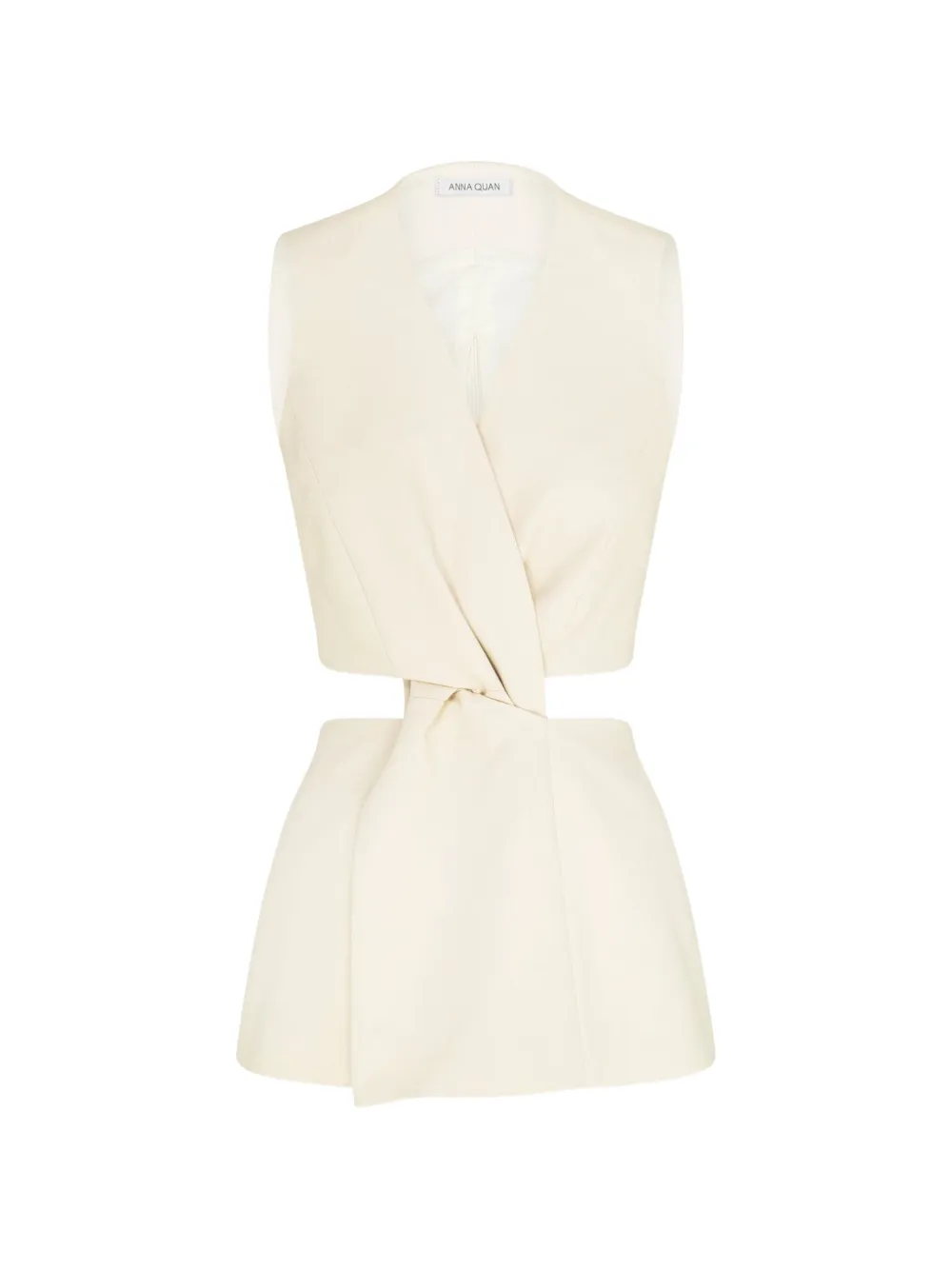 Anna Quan Sia wrap-front vest
