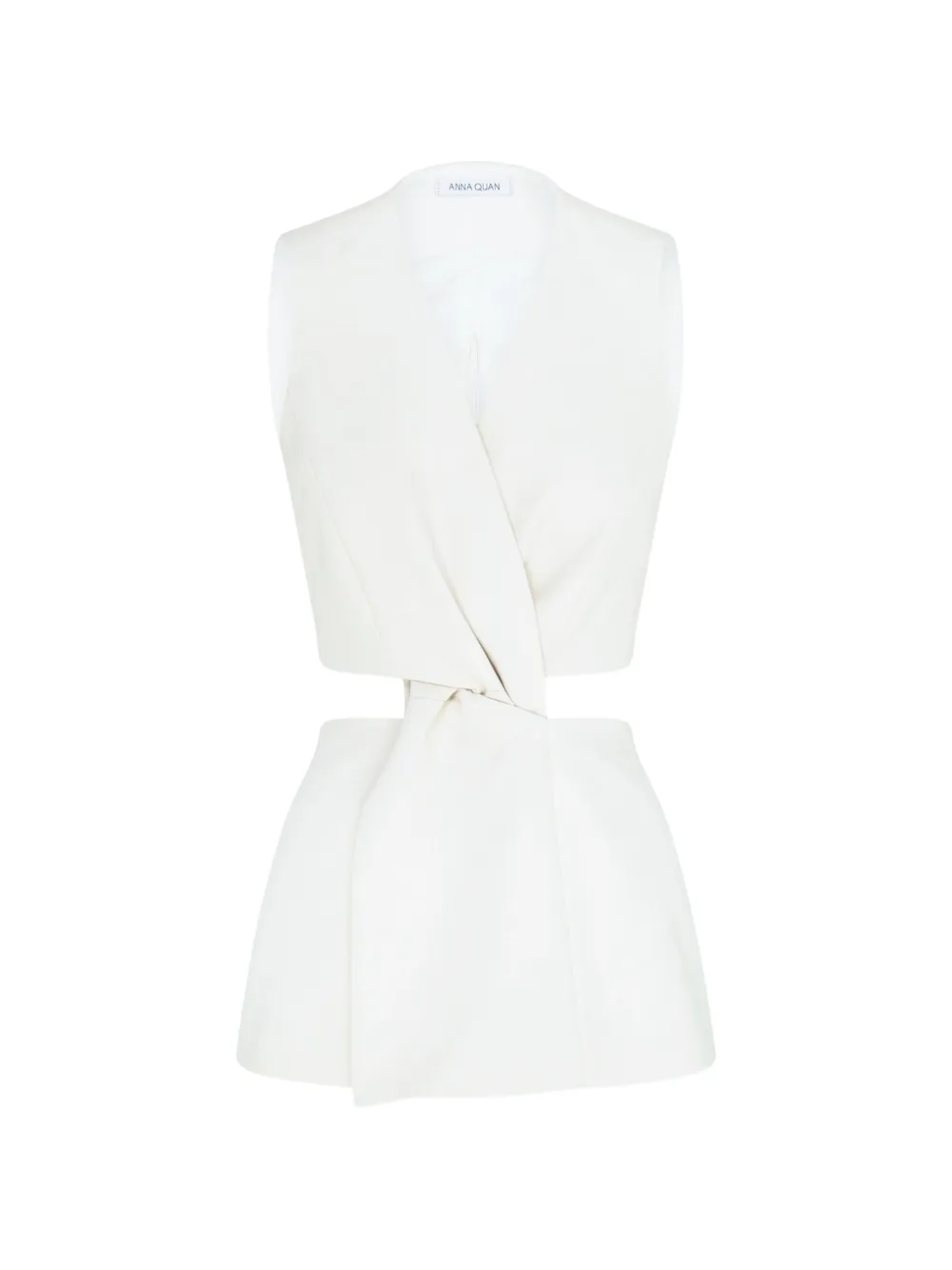 Anna Quan Sia wrap-front vest