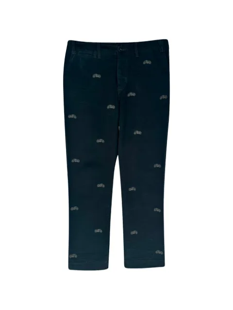 Ralph Lauren Vintage Motorcycle embroidered chino trousers