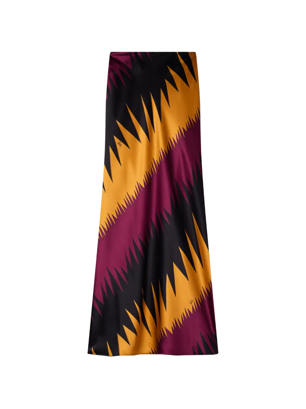 PUCCI Satijnen rok met Drago-print Paars