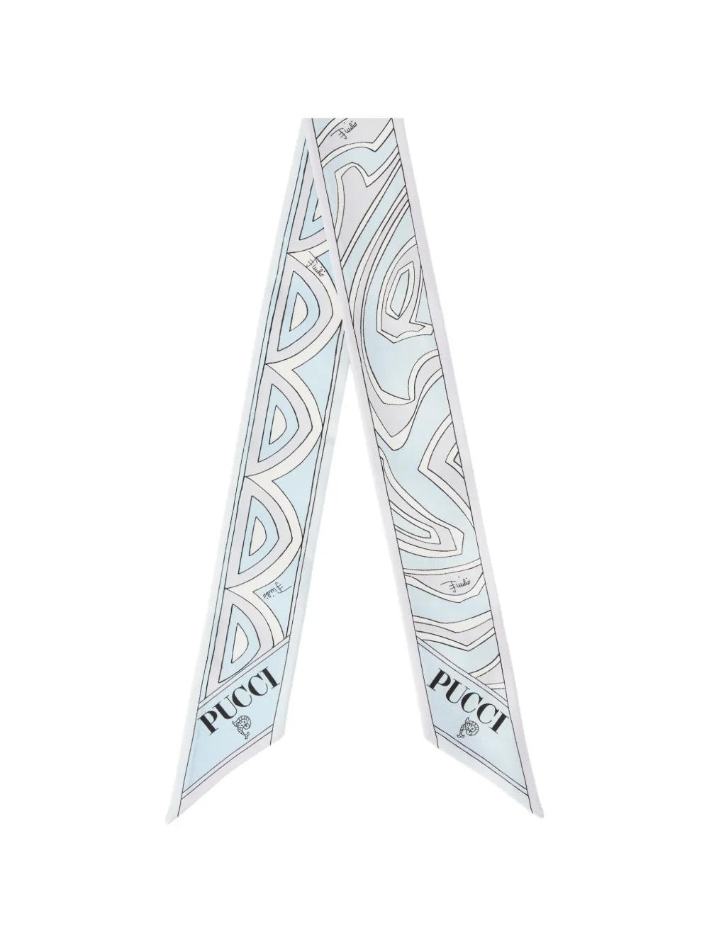 PUCCI mixed-print bandeau scarf · One Size