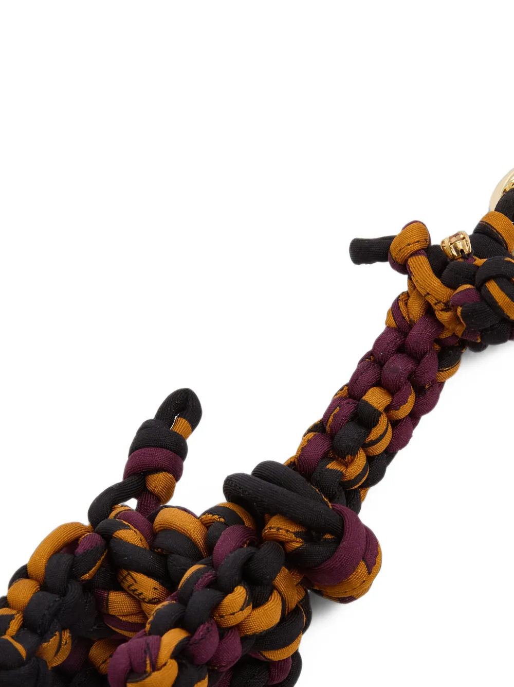 PUCCI Zijden giraffe bedel met Labirinto-print Zwart