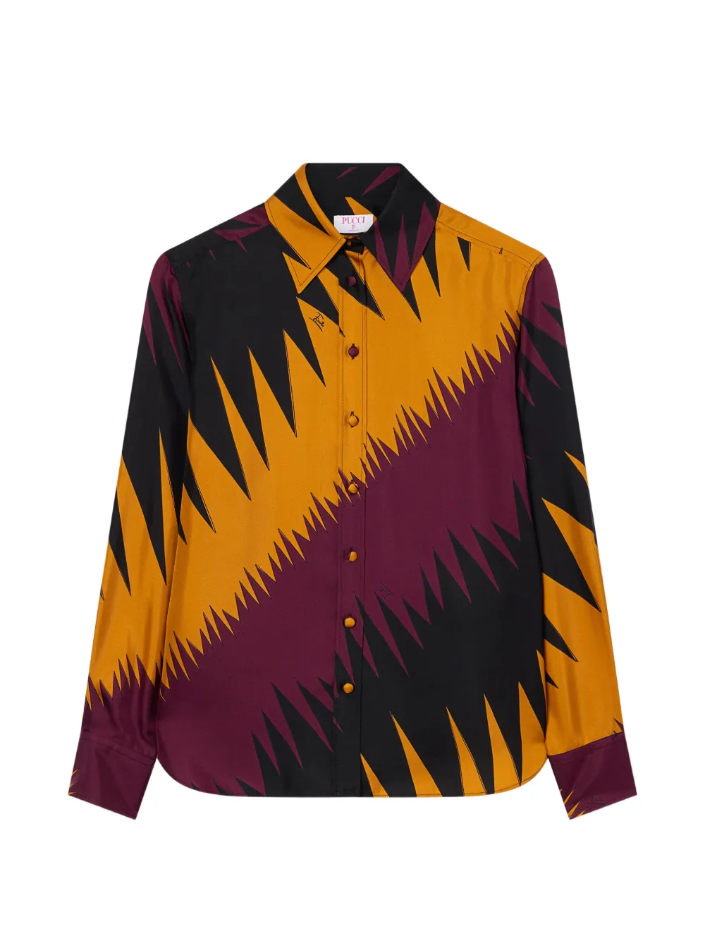 PUCCI Drago-print silk shirt