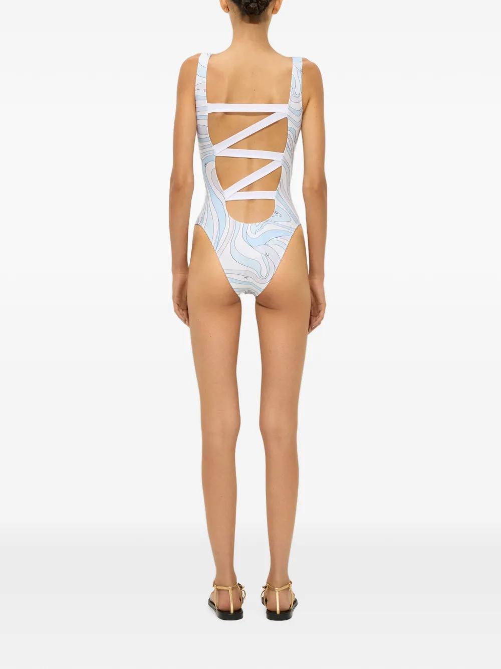 PUCCI Badpak met print Wit