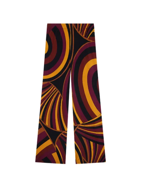 PUCCI Iride print satin jersey pants