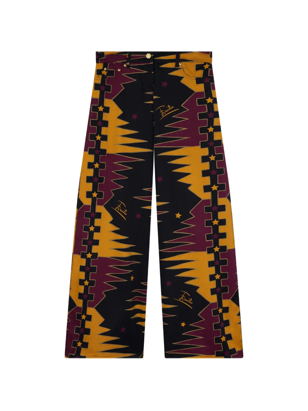 PUCCI Valdimontone broek met print Zwart