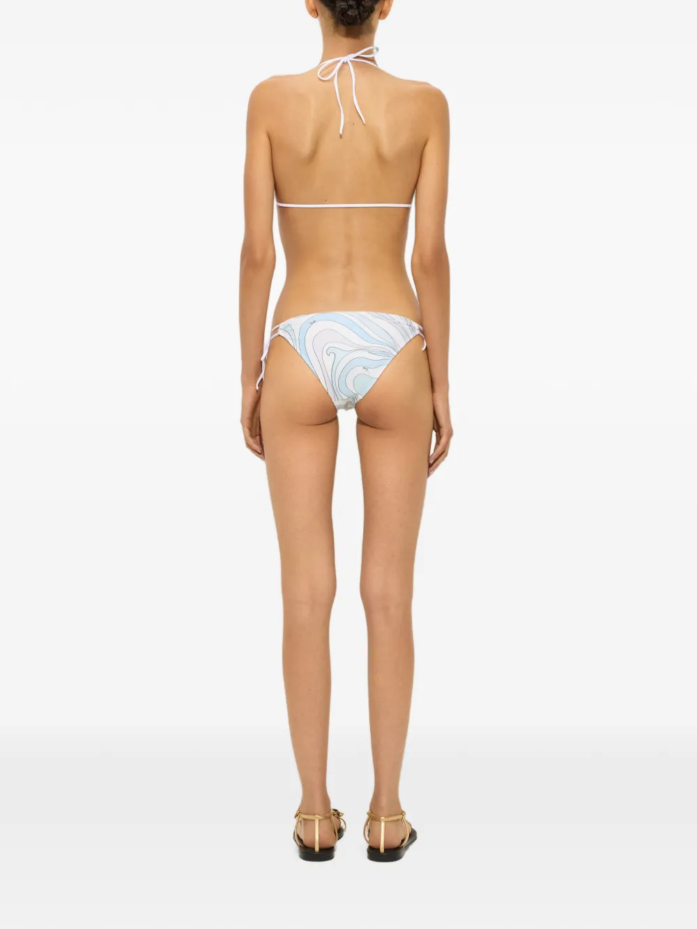 PUCCI Bikinitop met print Wit