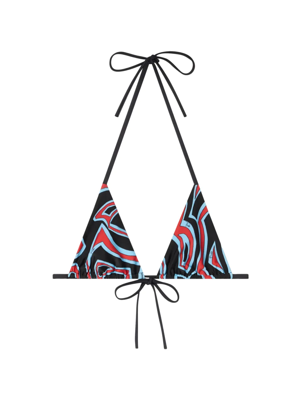 PUCCI Labirinto-print bikini top - Nero
