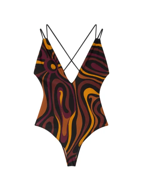 PUCCI Marmo-print swimsuit