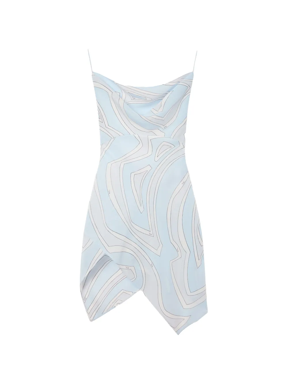 PUCCI Kleid mit Labirinto-Print - Blau