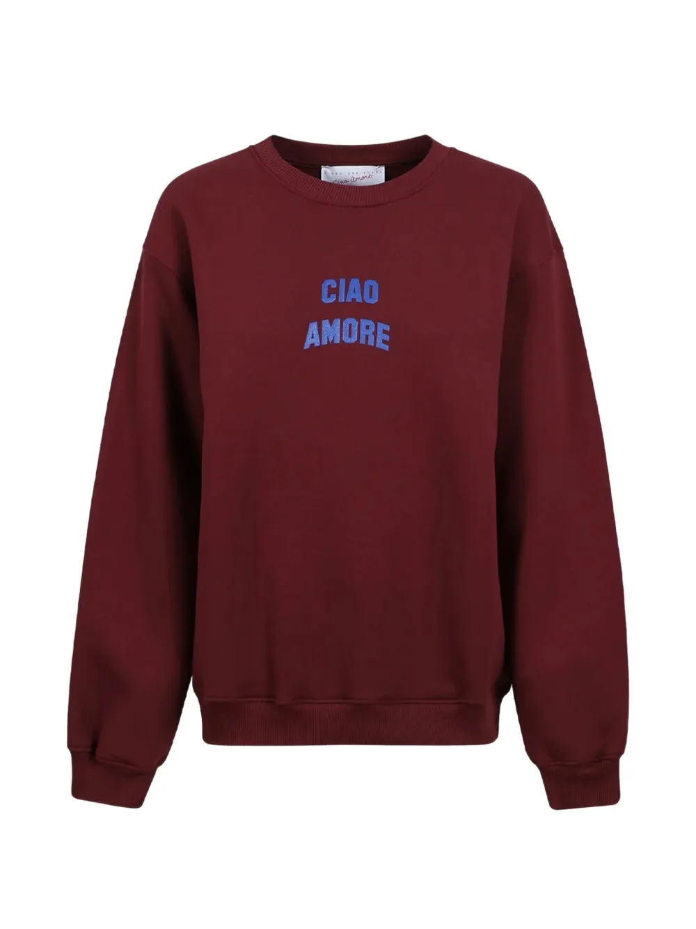 Giada Benincasa Ciao Amore Sweatshirt mit Logo - Rot
