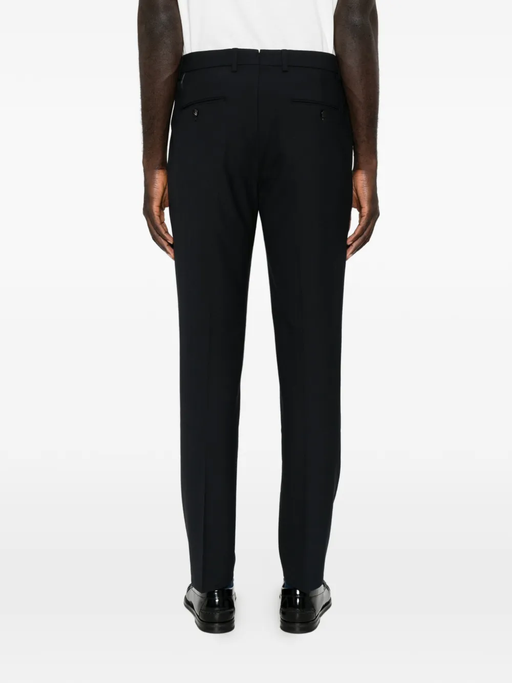 Berwich Geplooide pantalon Blauw