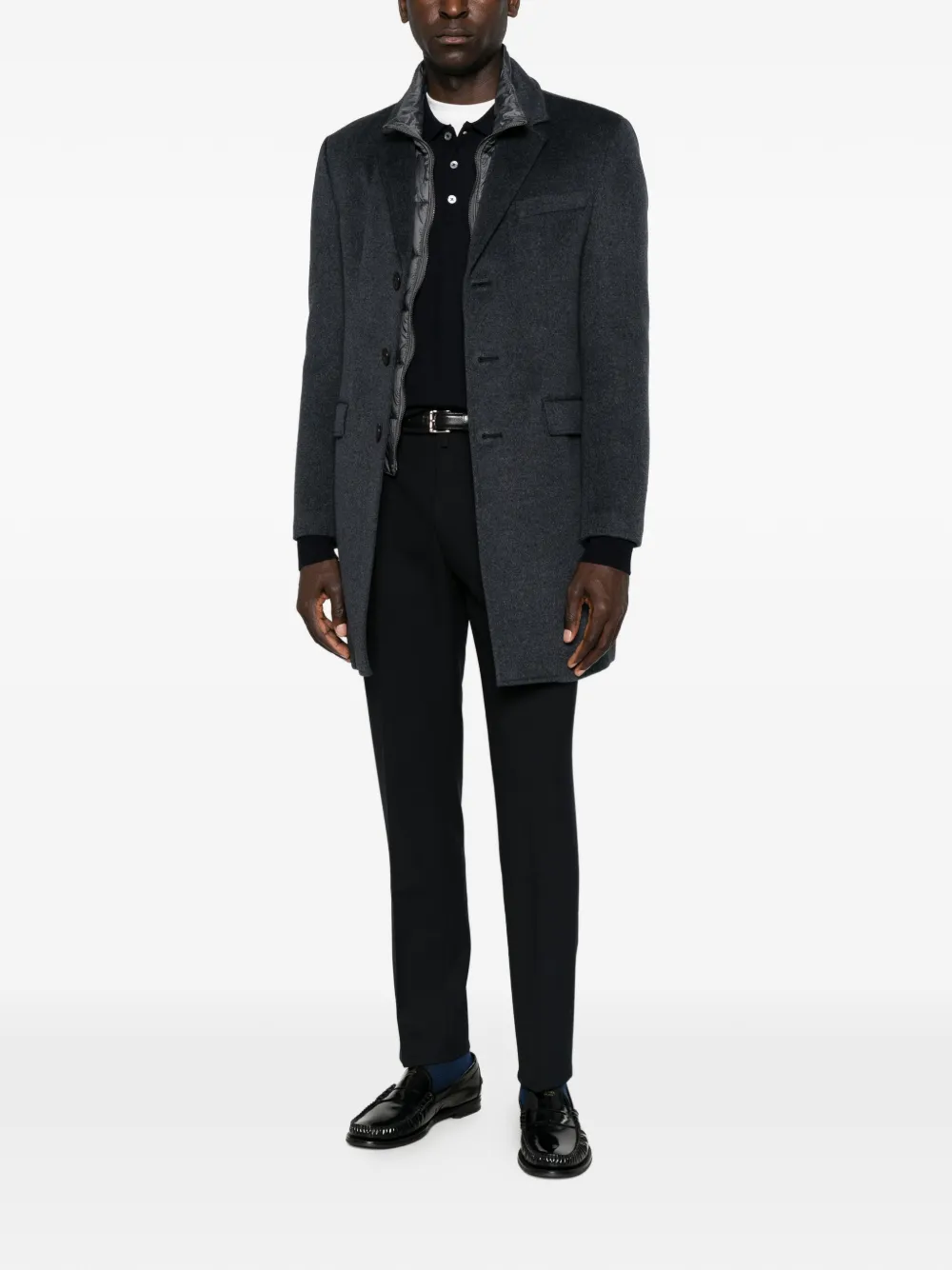 Berwich Geplooide pantalon Blauw