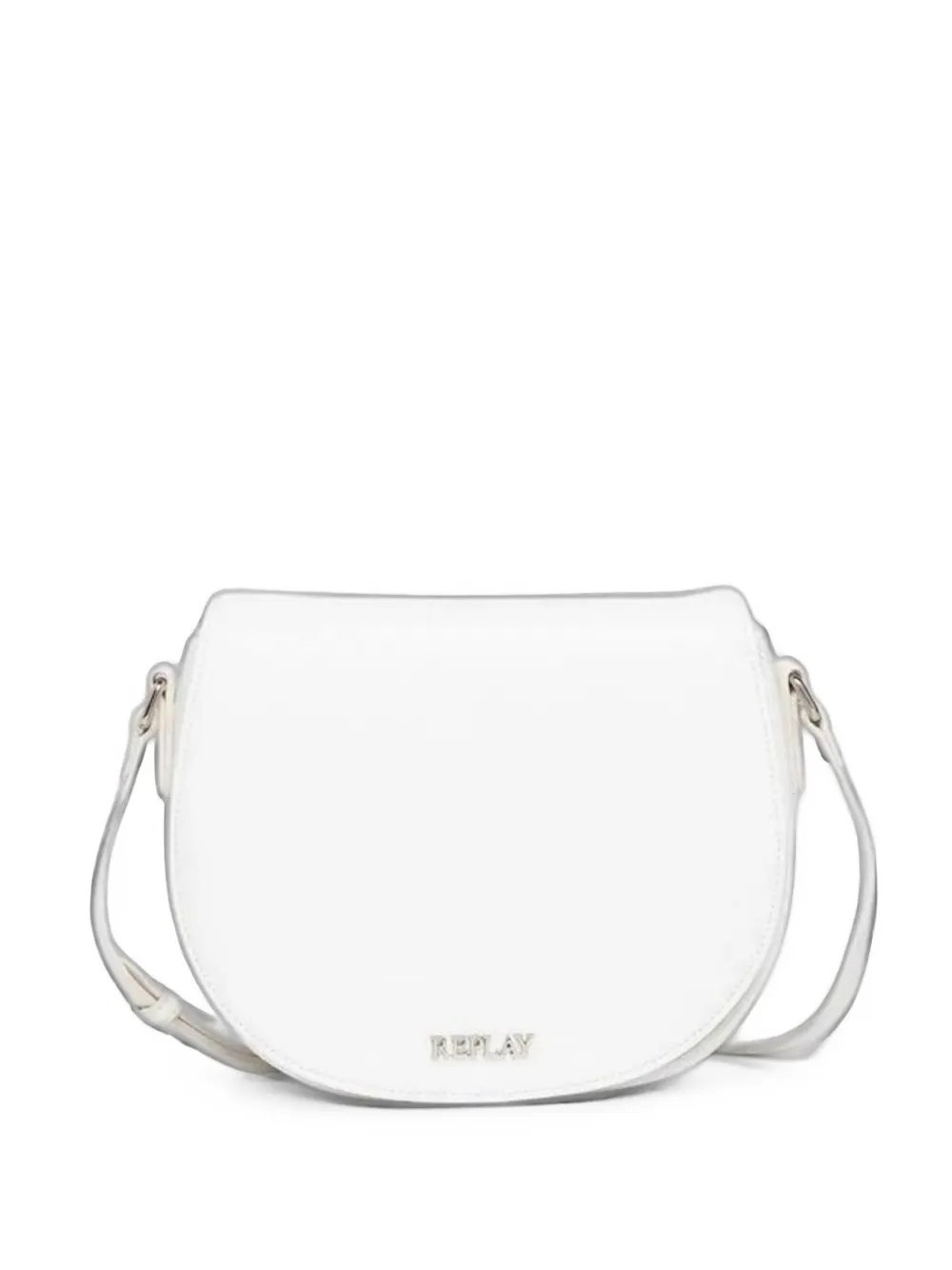 Replay half-moon shoulder bag - Bianco