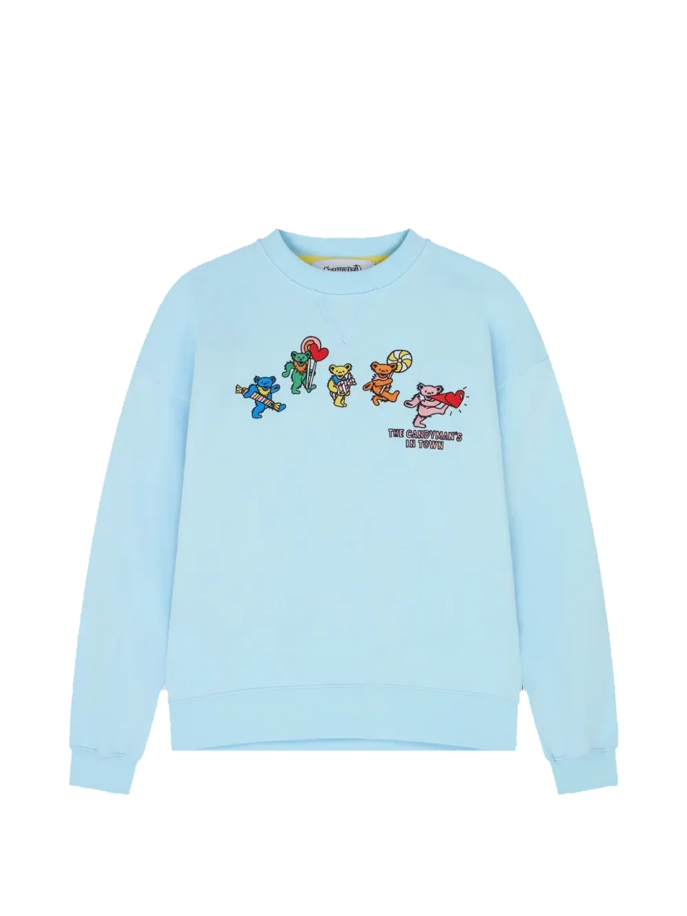 Mira Mikati x Grateful Dead Felpa Candyman con ricamo - Blu