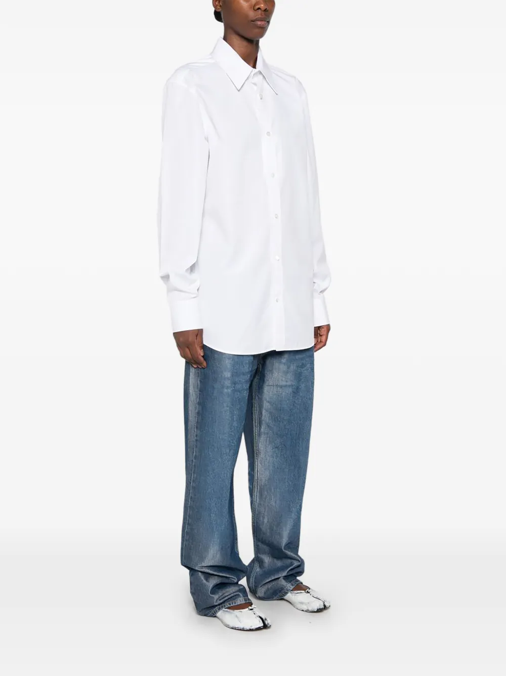 Maison Margiela Overhemd met lange mouwen Wit