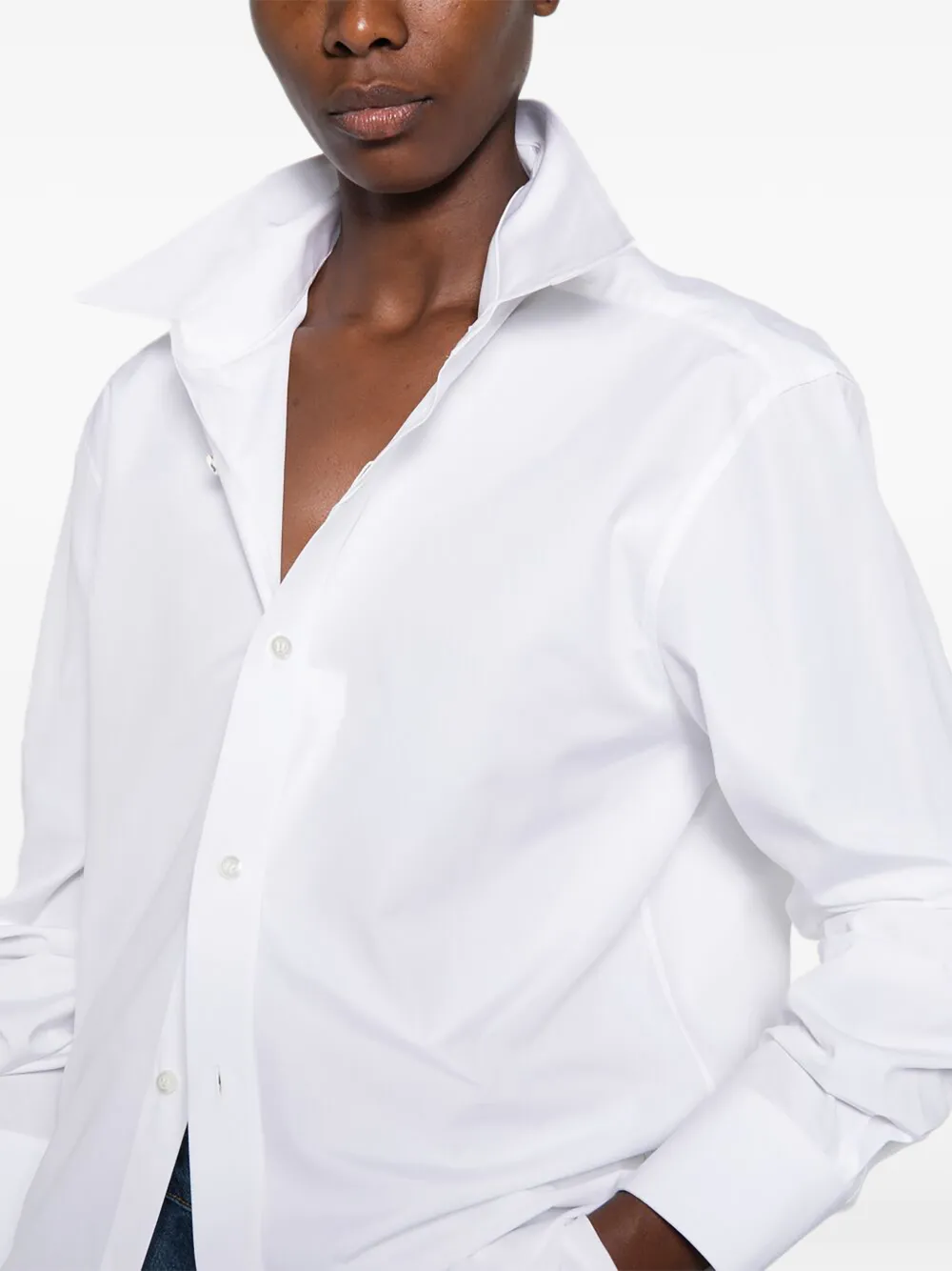 Maison Margiela Overhemd met lange mouwen Wit