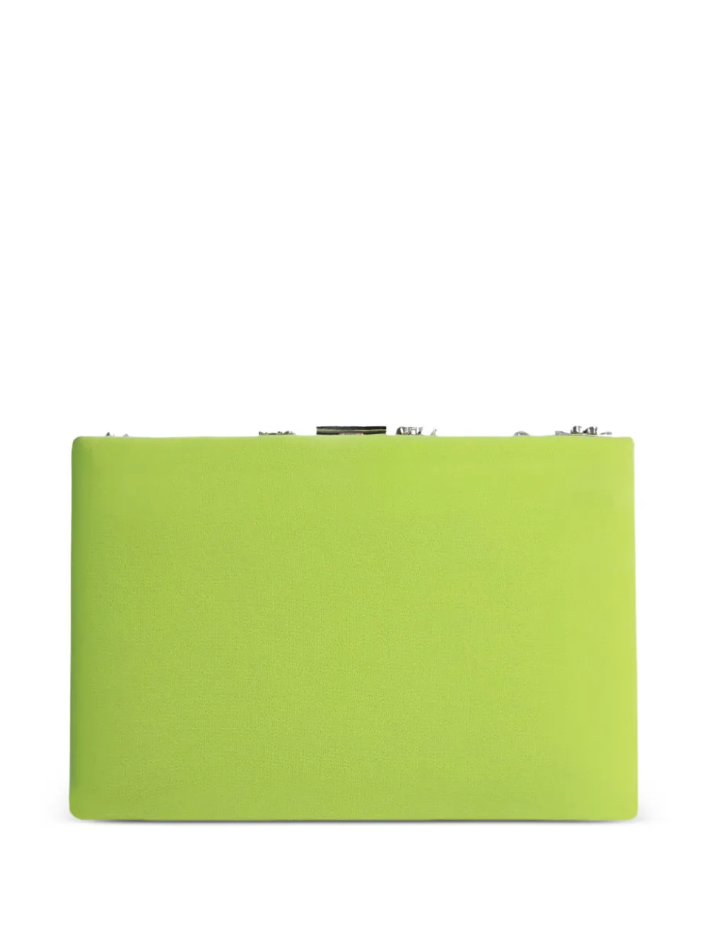 Gemy Maalouf Boxclutch verfraaid met juwelen Groen