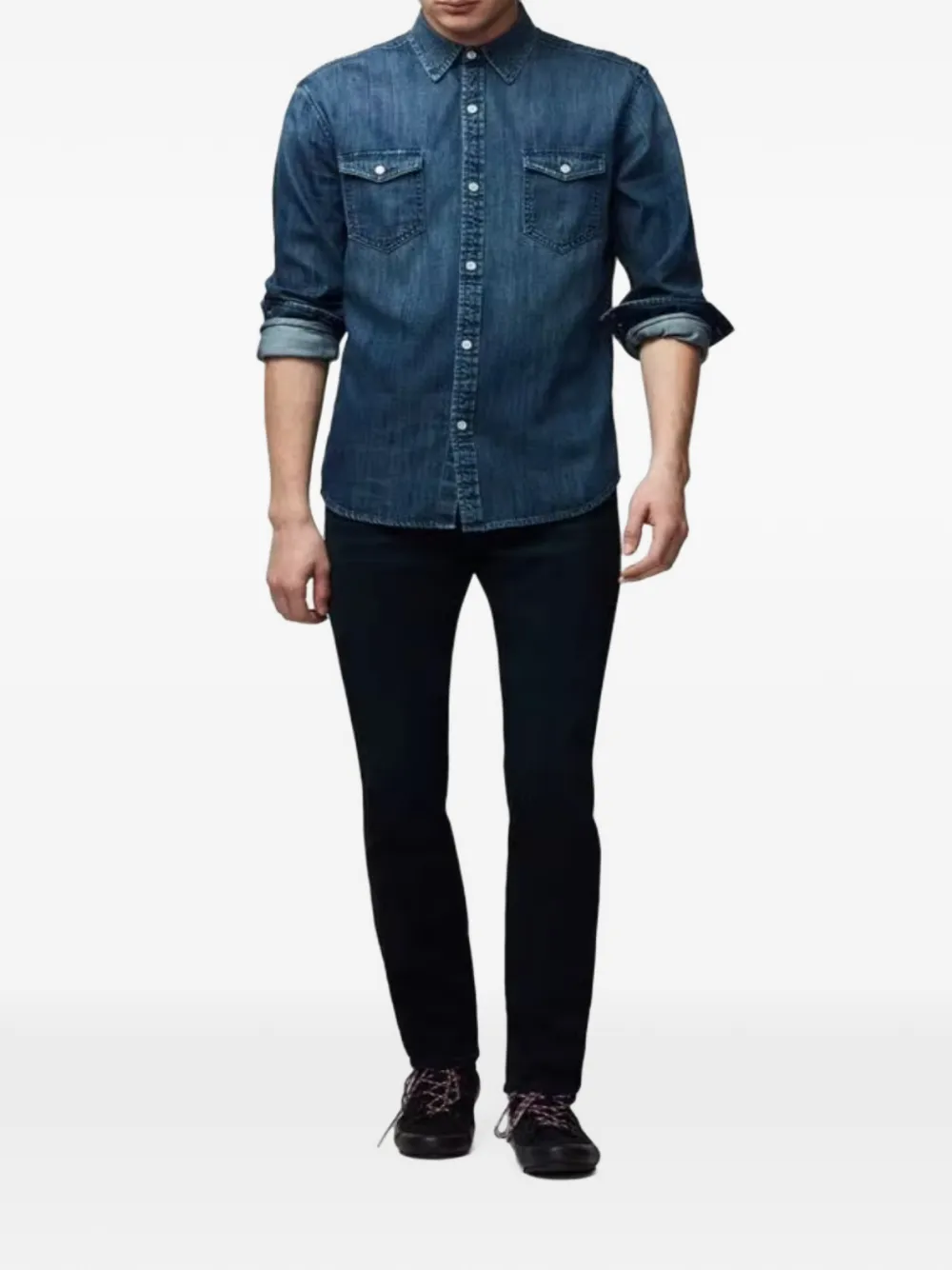 FRAME Skinny jeans Blauw