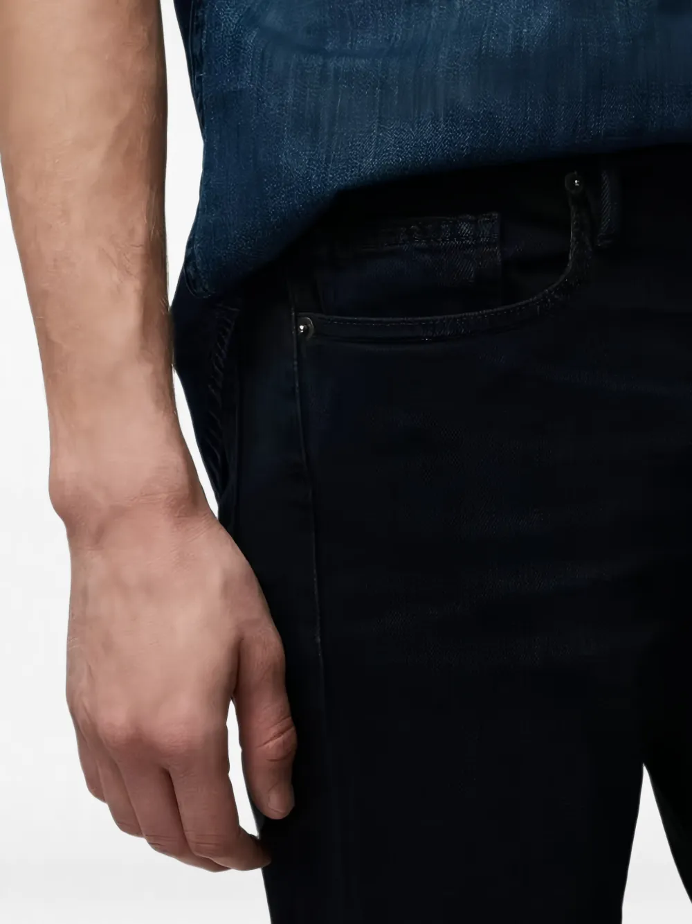 FRAME Skinny jeans Blauw