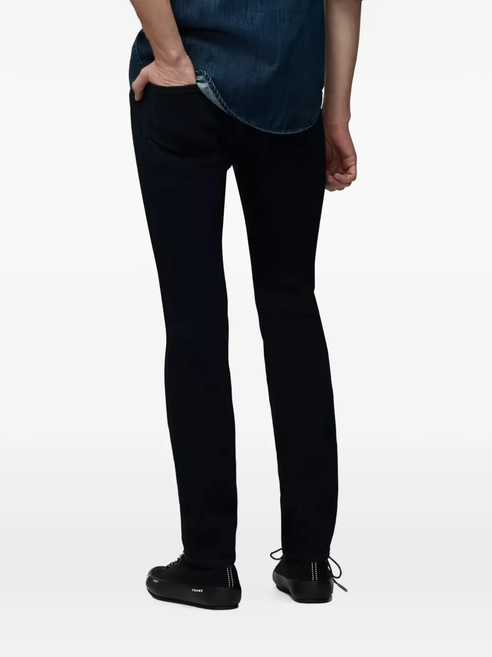 FRAME Skinny jeans Blauw